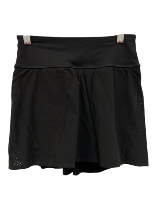 Spanx Size XS Black Elastic Waist Perforated Skort Skirt Black / XS