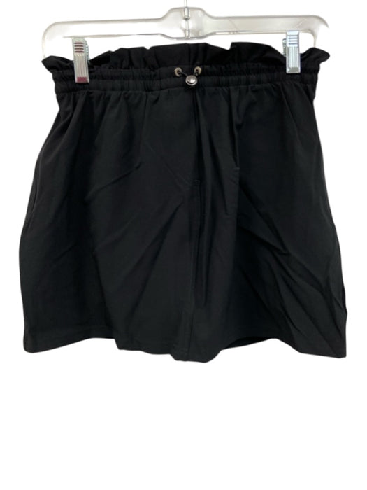 Spanx Size XS Black Elastic Drawstring Waist Skort Black / XS