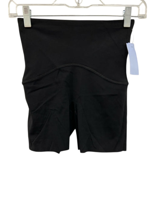 Spanx Size XS Black Elastic Waist High Rise Shorts Black / XS