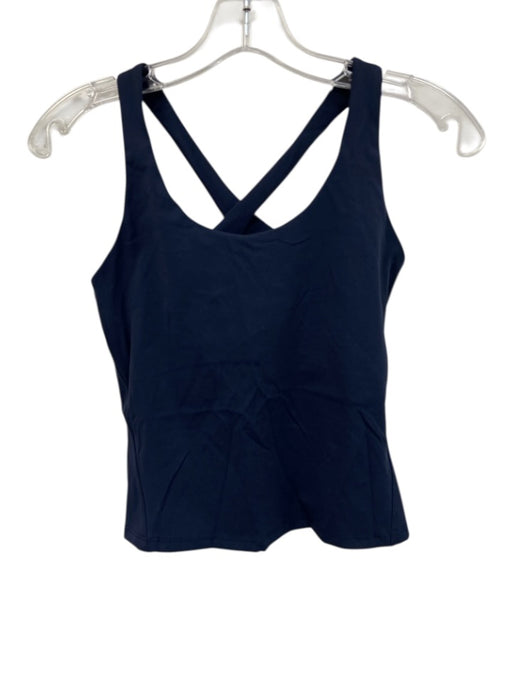 Spanx Size XS Navy Blue Polyester Blend Sleeveless Shelf Bra Top Navy Blue / XS