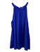 Diane Von Furstenberg Size S Cobalt Blue Silk Blend High Neck Sleeveless Top Cobalt Blue / S