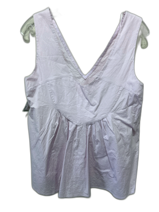 COS Size S / 6 Light Pink Cotton Sleeveless V Neck Boxy Tank Top Light Pink / S / 6