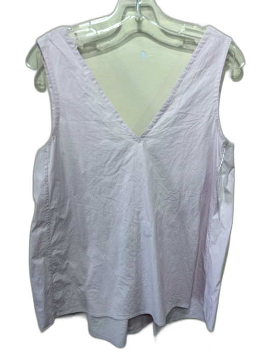 COS Size S / 6 Light Pink Cotton Sleeveless V Neck Boxy Tank Top Light Pink / S / 6