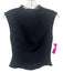 Odd Muse Size XS Navy Blue Polyester Sleeveless Darted Back Zip Mock Turtle Top Navy Blue / XS