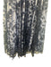 Eliza J Size 4 Navy & Periwinkle Polyester Sleeveless Floral Lace Overlay Gown Navy & Periwinkle / 4