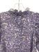 Hyacinth House Size XXS Purple, Green, White Short Puff Sleeve Floral Dress Purple, Green, White / XXS