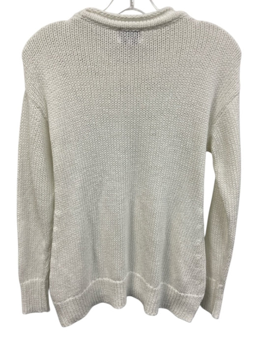 HiHo Size S White Cotton Blend roll neck Sweater White / S