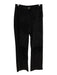 St. John Couture Size 2 Black Lamb Suede High Rise Ankle Button Detail Pants Black / 2