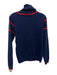 Scott & Scott Size M Navy Blue & Red Merino Wool & Cashmere Knit Slogan Sweater Navy Blue & Red / M