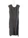 Madewell Size 10 Black & White Cupro & Viscose Back Zip Abstract Print Dress Black & White / 10