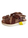 Cole Haan Shoe Size 9 Brown Manmade Material Open Square Toe Strappy Shoes Brown / 9