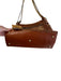 Patricia Nash Brown Leather metalic Floral Print Zip closure Bag Brown / M