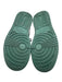 Air Jordan Shoe Size 6.5 Green, Black, White Leather Upper Colorblock Sneakers Green, Black, White / 6.5
