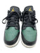 Air Jordan Shoe Size 6.5 Green, Black, White Leather Upper Colorblock Sneakers Green, Black, White / 6.5