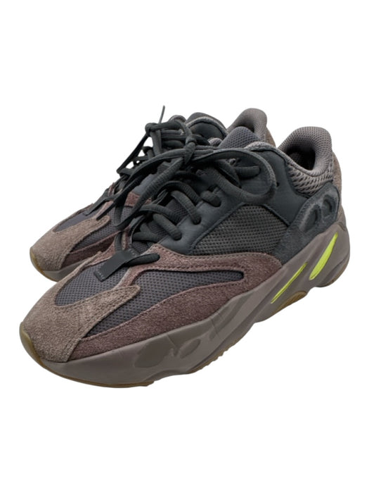 Adidas X Yeezy Shoe Size 7 Brown & Black Suede & Synthetic Mesh Lace Up Sneakers Brown & Black / 7