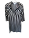 Gretchen Scott Size S Gray & Black Polyester Blend Long Sleeve Ovals Dress Gray & Black / S