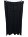 Eileen Fisher Size Medium Black Viscose Blend Elastic Drawstring Waist Skirt Black / Medium