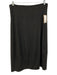 Eileen Fisher Size M Black Viscose Maxi Stretch Heathered Skirt Black / M