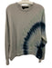 360 Cashmere Size L Grey & Navy Cotton & Cashmere Long Sleeve Tye Dye Sweater Grey & Navy / L