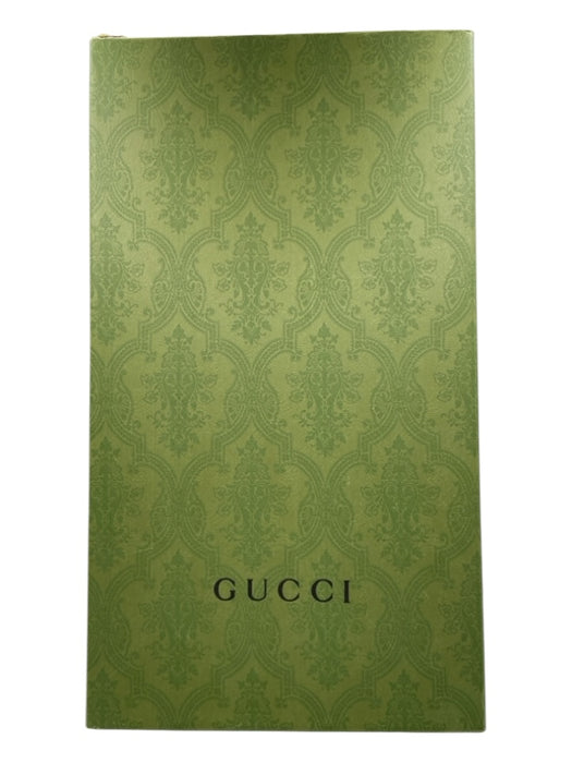 Gucci Shoe Size 37 Cream, Green, Multi Leather Lace Up Chunky Sole Sneakers Cream, Green, Multi / 37