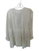 Sundress Size XS/S Cream & Hot Pink Viscose Long Balloon Sleeve Sequins Dress Cream & Hot Pink / XS/S