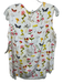 Equipment Femme Size M White & Multi Print Silk Sleeveless Mushroom Flower Top White & Multi Print / M