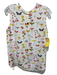 Equipment Femme Size M White & Multi Print Silk Sleeveless Mushroom Flower Top White & Multi Print / M