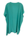Anna Cate Size M Turquoise Green Polyester V Neck Split Sleeve split hem Dress Turquoise Green / M