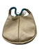 Wildwood Oyster Co. pale gold & teal Leather Rope Tassel Detail Hobo Bag pale gold & teal / M