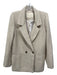 Marie Oliver Size XS Beige Polyester Long Sleeve Metalic Threading Blazer Jacket Beige / XS