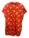 Karlie Size S Pink & Orange 100% Cotton Floral Sleeveless Mini Dress Pink & Orange / S