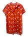 Karlie Size S Pink & Orange 100% Cotton Floral Sleeveless Mini Dress Pink & Orange / S