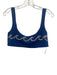 Oceanus Size M Blue Polymide Rhinestone waves 2 Piece Bikini Swimsuit Blue / M