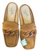 Naked Feet Shoe Size 7.5 Brown Suede Platform Chain Loafers Brown / 7.5