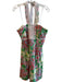Lily Pulitzer Size 14 Pink Multi Cotton Halter Tie Neck Floral Print Dress Pink Multi / 14
