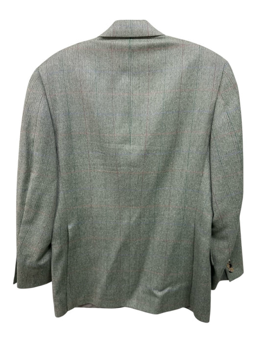 Paul Stuart Green & Multi Wool 2 Button Men's Blazer Green & Multi / 38
