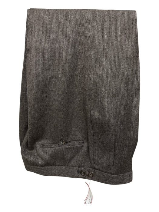 Paul Stuart Brown 2 Button Men's Suit Brown / est 38