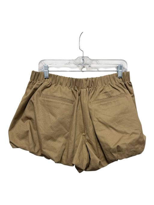 Sea New York Size 10 Tan Cotton Blend Khaki Pearls Bubble Hem Shorts Tan / 10