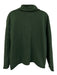 Frank & Eileen Size Large Green Cotton Long Sleeve Raw Hem Polo Top Green / Large