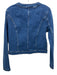 Bagatelle Size S Dark Wash Cotton Blend Denim Button Front Front Pockets Jacket Dark Wash / S