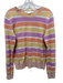 Veronica Beard Size M Purple, Yellow & Orange Linen & Cotton Long Sleeve Sweater Purple, Yellow & Orange / M