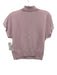 Vince Size S/P Pale Pink Wool Thin Knit Short Sleeve Tortoise Buttons Polo Top Pale Pink / S/P