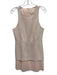 Cinq a Sept Size 8 Baby Pink Polyester Sleeveless Paneled Layered Pleated Dress Baby Pink / 8