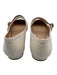 Coach Shoe Size 37.5 Cream Leather Round Square Toe Double Strap Mary Jane Flats Cream / 37.5