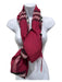 Burberry Red, Black, White Checkered Fringe Detail scarf Red, Black, White / One Size