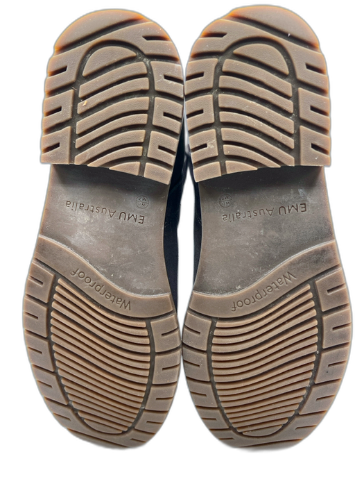 Emu Australia Shoe Size 8 Dark Gray Faux Suede Shearling Lined Round Toe Boots Dark Gray / 8