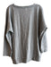 Eileen Fisher Size XS Gray Cotton Round Neck longline Speckled Top Gray / XS