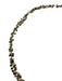 Gianvito Rossi Gold Tone Metal Coin Chain Long Lobster Clasp Necklace Gold Tone