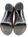 Casadei Shoe Size 9.5 Brown Leather Upper Suede Bow Detail Block Heel Pumps Brown / 9.5