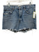 Agolde Size 30 Light Wash Cotton Denim Raw Hem Button Fly Cutoff Shorts Light Wash / 30